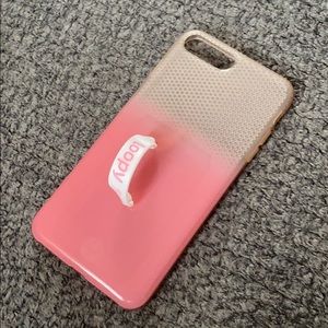 Loopy iPhone 7 PLUS Breast Cancer Ombré Case